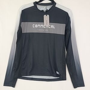 NEW Commencal  WOMEN LIGHTECH RACE LONG SLEEVE JERSEY BLACK POLYCHROM Size S